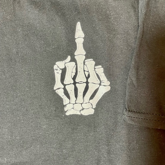 Skeleton Hand Halloween Sweatshirt - Picture 4 of 4